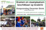 Standhouders gezocht / Nog kramen beschikbaar